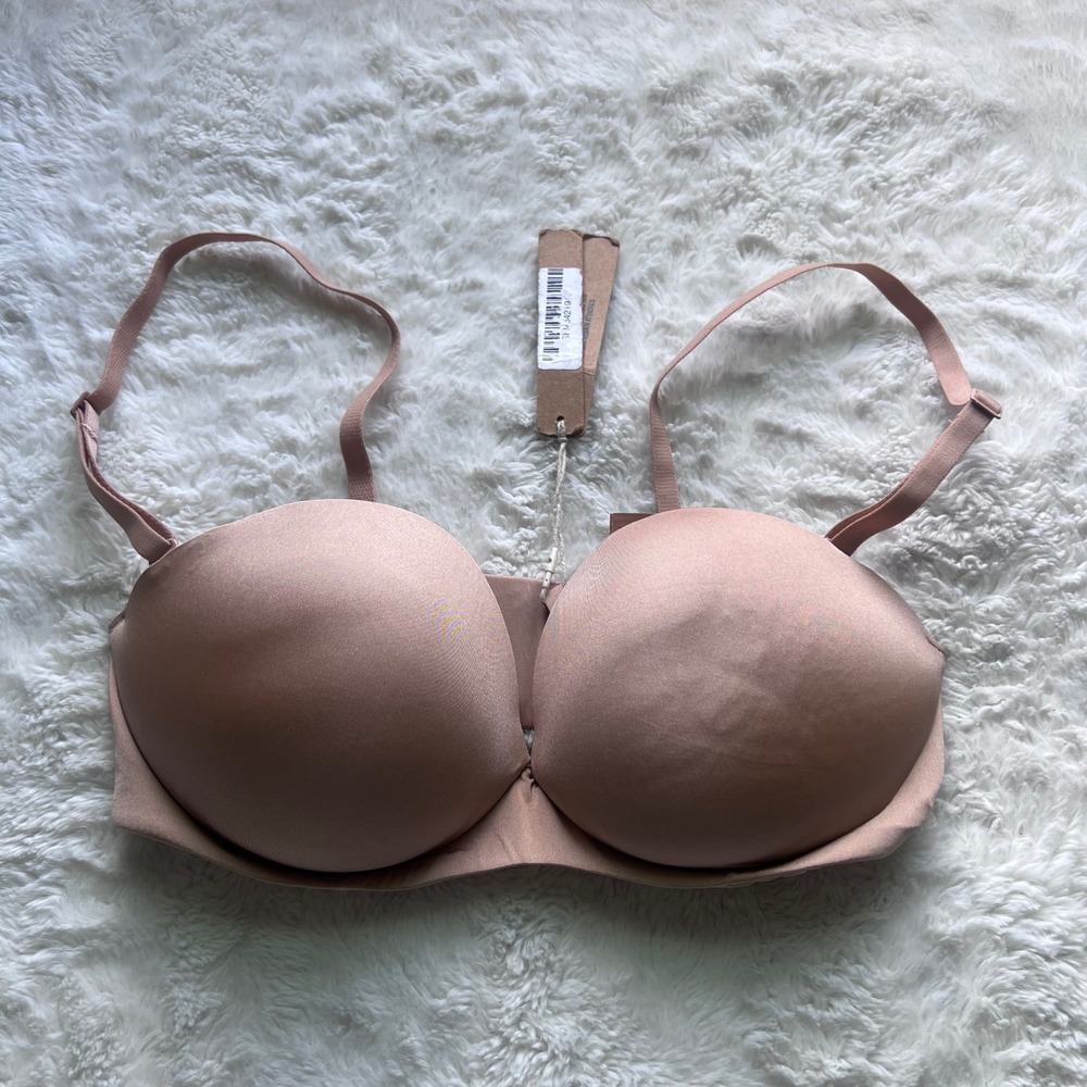SKIMS Ultimate Bra Sand Multiway Push-Up Padded Seamless BA-BAN-9056 34C NEW - Picture 3 of 10
